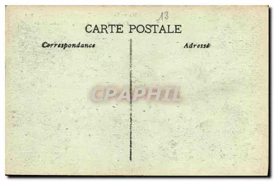 Marselha — Palácio da África Ocidental — Exposição Colonial 1922 — Verso