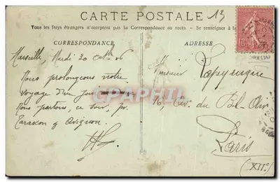 Marseille — Quai d'embarquement des Transatlantiques — Phototype E. Lacour, n° 966 — Rewers
