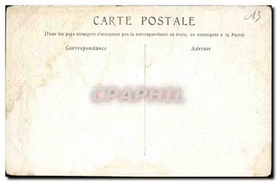 Marsylija — Perspektywa Cannebière — Wydawca: N. Voyant — Rewers