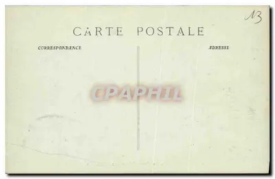 Marseille - La Cannebière gezien vanaf de Cours — ed. BAT, ed. Marseille — Achterkant