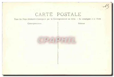 Marseille - A Igreja de São Vicente de Paulo — estilo gótico, com duas torres de 70 m, construída entre 1835 e 1885 (Arq. Abbé Pougnet) — Verso