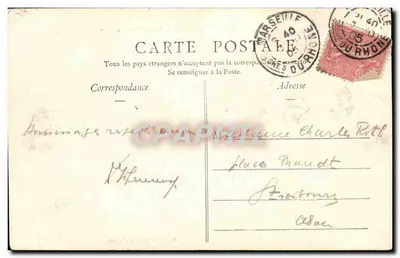 Marsyluda — Wejście do portu — Wydawnictwo L. Maillière, Marsyluda — Rewers