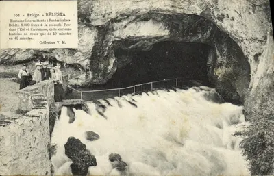 Bélesta — Fonte intermitente « Fontestorbe » — Coleção V. M.