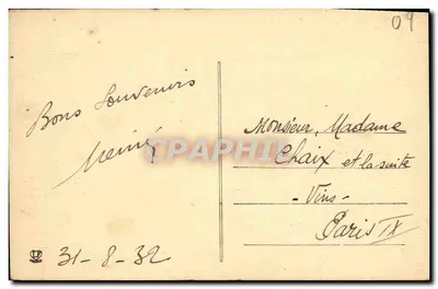 Saint-Girons - Praça Villefranche — Fotografia Labouche Frères, Toulouse, n°899 — Verso