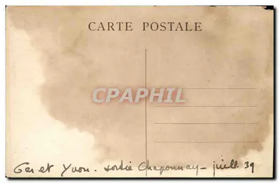 Dauphiné — Ingang van het klooster van de Grande-Chartreuse — De kapel en het Grand Som — CL.A.V. — Achterkant