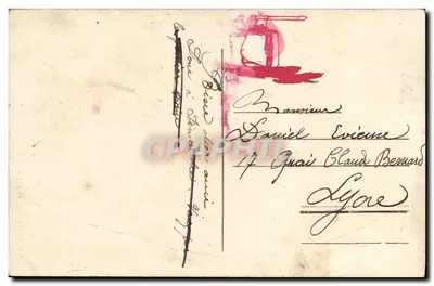 Crémieu (Isère) — Velho convento dos Agostinhos — editor Gricos Jeune, Cl. Biegel — Verso