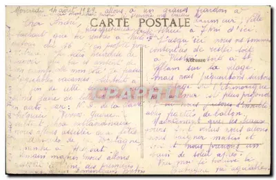 Plestin-les-Grèves (Côtes-du-Nord) — Instituição Nossa Senhora — A Cour d'honneur e a Capela — fot. Plastin — Verso