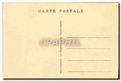 Le Monastier-sur-Gazeille (Hte-Loire) — Fachaça principal da igreja abbatial, alt. 950 m. — Léon Margerit (Lépisy) — Verso