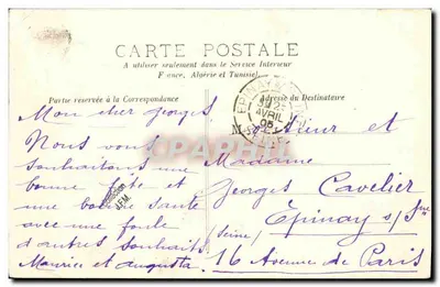 Le Havre — Cruiser Americano nas Docas — H.G. n°34 — Verso