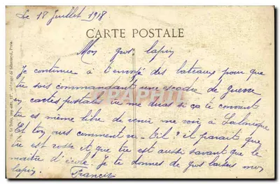 Le "AGAMENNON" et le "CORNIVALLIS" — bombardement des Dardanelles — éditeur St. Le Dûcy, série 40 — Achterkant
