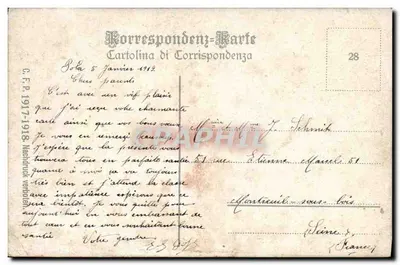 Pola — Porto naval e navios imperiais — editor desconhecido, número de série não visível — Verso