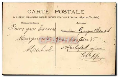 Assunção do Almirante Vice-Comandante das Escadas da Méditerâneo — Coleção A. Coutuner — Verso