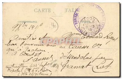 Saint-Nazaire — El acorazado Amiral-Aube — Editor Delaunay, n°17 — Reverso
