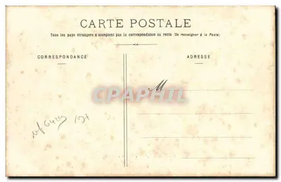 L'Amiral-Aube, kruiser met pantser — Collectie P. B., Cherbourg — Achterkant
