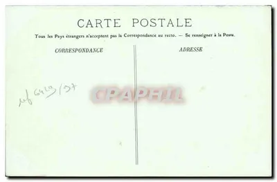 O Almirante Baudin, encouraçado em Toulon — A. Bougault, n° 532 — Verso