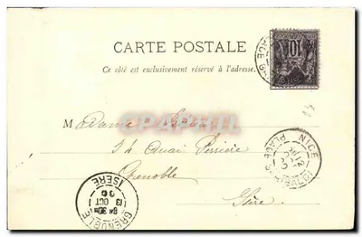 Amiral Charner — Kruiser met pantser — Fot. A. Boujault, Toulon-sur-Mer — Achterkant