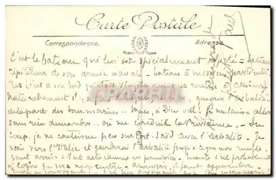 Militaire vloot — "Arbalète", tegenmijnenboot — LL. — N° 135 — Achterkant