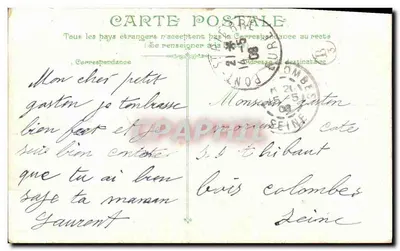 Toulon - Kontrotorpedowce na Petit-Rang — Wydawca L.V. nr 26 — Rewers