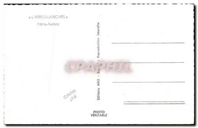 L'ARROMANCHES — Portaaviones — Ediciones ARIS — Reverso