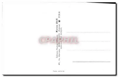 L'ATTENTIF — eskortowy P646 — Marius Bar, Toulon — Rewers