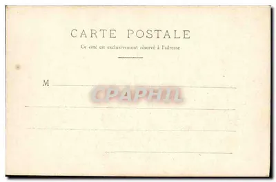 Bouvines, Corte de madeira blindada — Edição Levet et C°, Toulon, n° 202 — Verso
