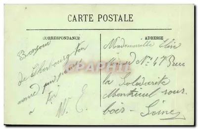 O "Bouvines", Guarda-Costa (Cruzador-Couraçado) — LL. — Marinha de Guerra — Verso