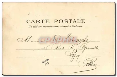 Statek wojenny w Rochefort-sur-Mer — Le Bruix — wydawca F. A. 1599 — Rewers