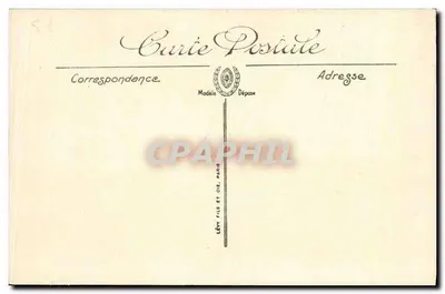 Marine de guerre — « Carnot », cuirassé d'Escadre — LL. — Lévy Fils et Cie, Paris — Verso