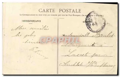 O Contratorpedeiro "Catapulte" — Coleção H. Laurent, Port-Louis — Verso
