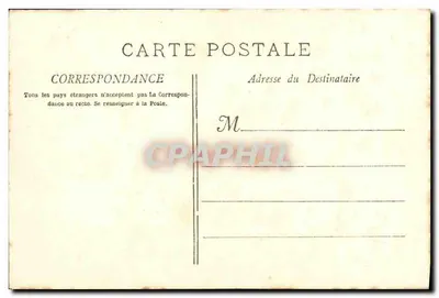 „Chanzy” – krążownik pancerny – francuski statek wojenny – wydawca A. Bougault, nr 516 — Rewers