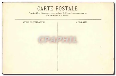 La "Charlemagne", Acorazado de Escuadra en fase de disparo de armas de 305 m. — Reverso