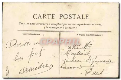 O Charles Martel, encouraçado de primeira classe — Marinha francesa — editor AQUA-PHOTO — Verso