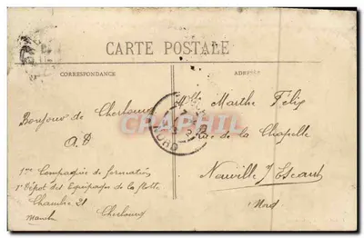 Contre-Torpilleur "Claymore" — Cherbourg — Kolekcja P. B. — Rewers