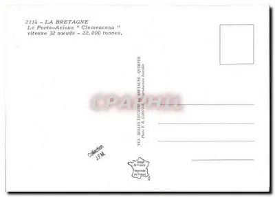 Portowiec Clemenceau — Portowiec Clemenceau — Wydawnictwo La Bretagne — Rewers