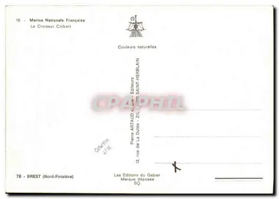 Krążownik Colbert — Marynarka Wietnamu — Wydawnictwo ARTAUD et Cie — Rewers