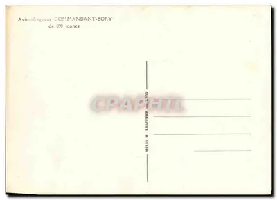 अविसो-ड्रागूअर कमांडेंट-बोरी — 690 टन — हेलियोस एम. लेसकटर - लियोन — पीछे