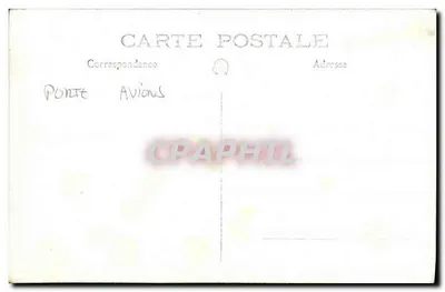 Transporte aéreo "Commandant Teste" — Toulon — Marius BAR fot. — Verso