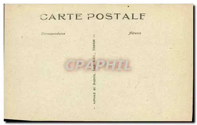 Marinha de Guerra - « Condé » Cruizer de Couraça - Imp. Artand e Nozais, Nantes — Verso