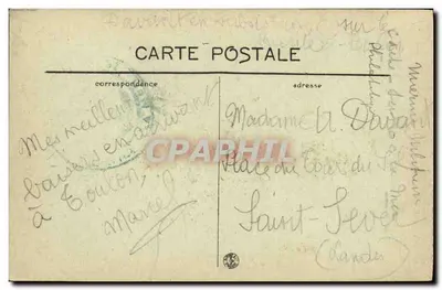 Crociera da guerra « Condorcet » — 1a Squadra — B.C. — Verso
