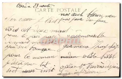 Zeegevecht 1914-1916 — Het Condorcet, Frans Dreadnought van Eerste Klasse in actie — Uitgever niet zichtbaar — Achterkant