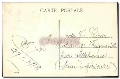 A « Démocratie », Couraçado de Esquadra de 15.000 — A. Bougault, n° 445 — Verso