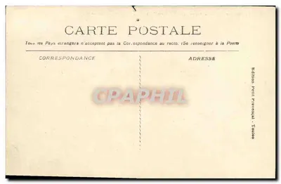 Marine Militaire Française — Croiseur Cuirassé 'D'Égny' de 3e classe — Éditeur : Béthouin Petit, Toulouse — Verso