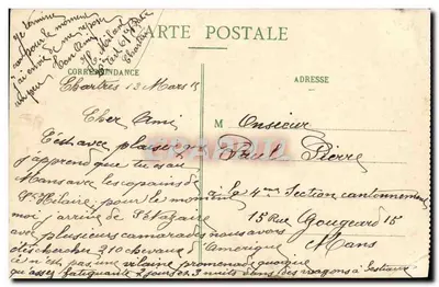 ST-NAZAIRE - Nova Entrada - O Cuirassado Diderot sai do Porto — Verso
