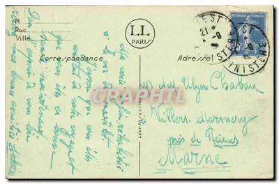 Dreadnought Diderot — Navio de linha — LL. Compagnie — Verso