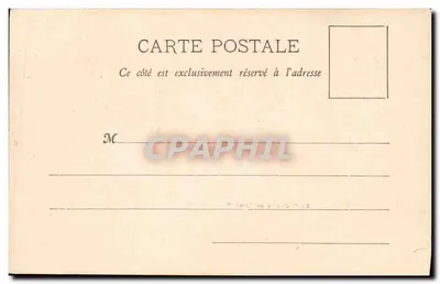 De "Dupuy de Lôme" — Franse oorlogscruiser — Fototypie A. Bergret, Nancy — Achterkant