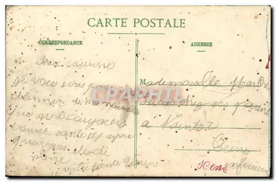 St-Nazaire — Op de Roche van Ville-ès Martin — Le Dupetsi-Thouars op de Oever — Collectie Delaveau — Achterkant