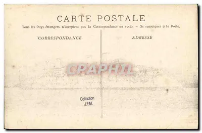 Le d'Entrecasteaux — Crucero de 1a clase a Barbette — A. Bougault n°567 — Reverso