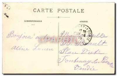 L'Ernest Renan — Cacciatorpediniere — A. Bougault n°426 — Verso