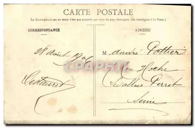 St-Nazaire — Lancement du Croiseur-Cuirassé Ernest-Renan — Chantiers et Ateliers de Penhoët — Verso