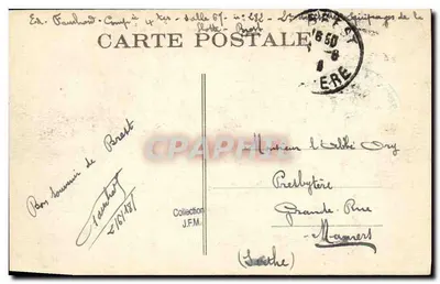 Cruzador de escadra tipo Jean-Bart — França — editor L.P. — Verso
